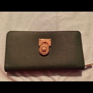 Green with Gold Hardware Michael Kors Wallet